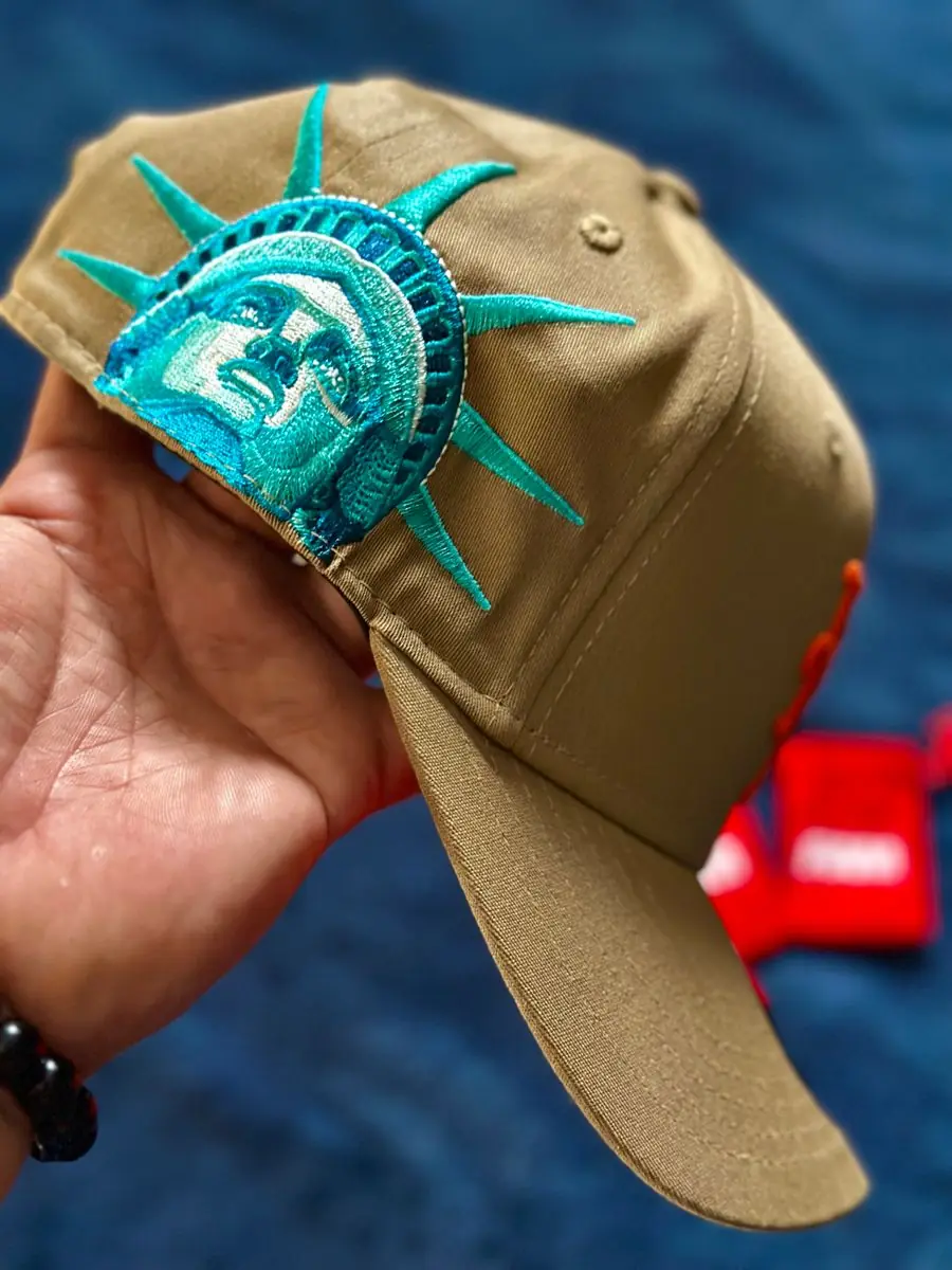 Flat embroidery — left chest crest stitching
