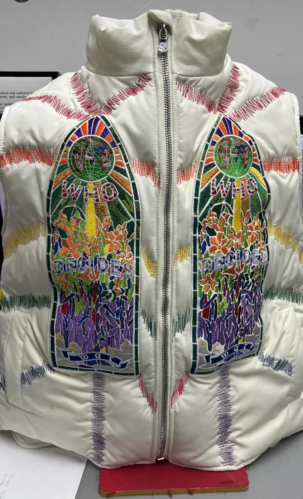 High stitch count dense embroidery design